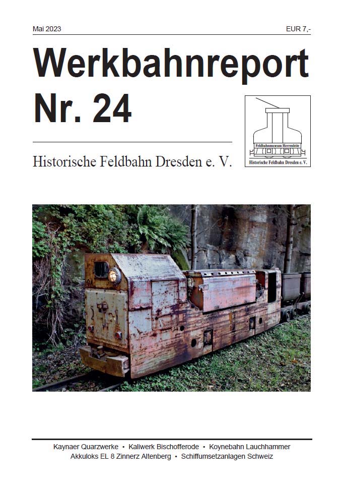 Titelblatt Werkbahnreport 24